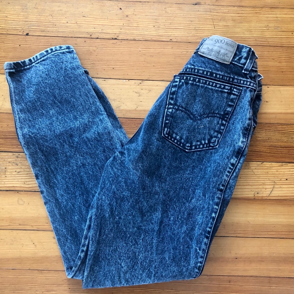 Levi’s vintage 80’s acid wash jeans